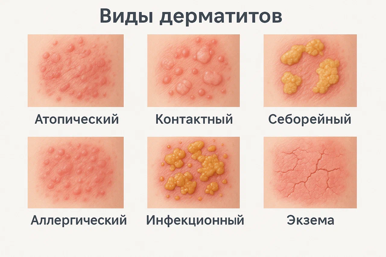 Виды дерматитов Виды дерматитов