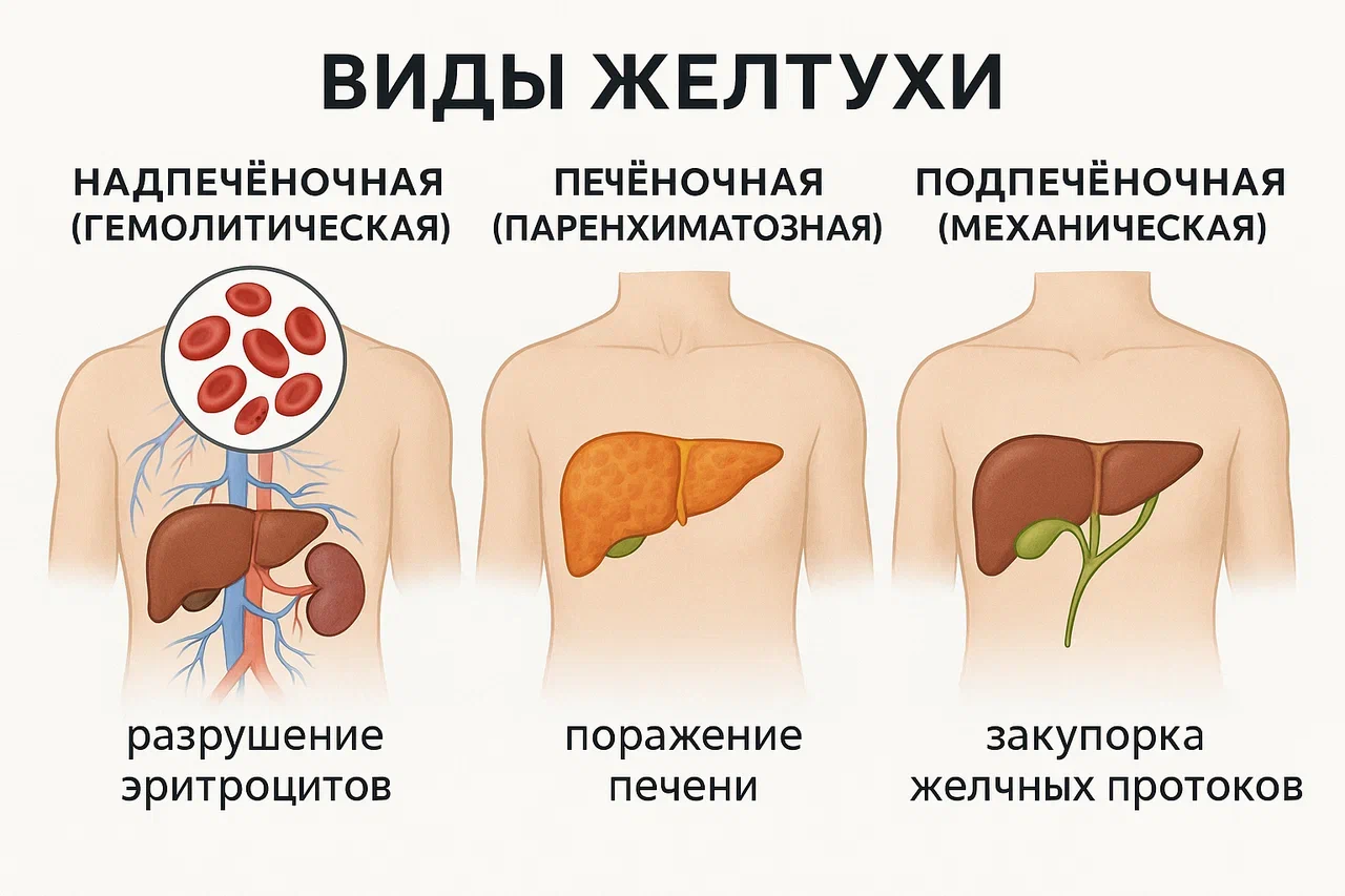 Виды желтухи Виды желтухи