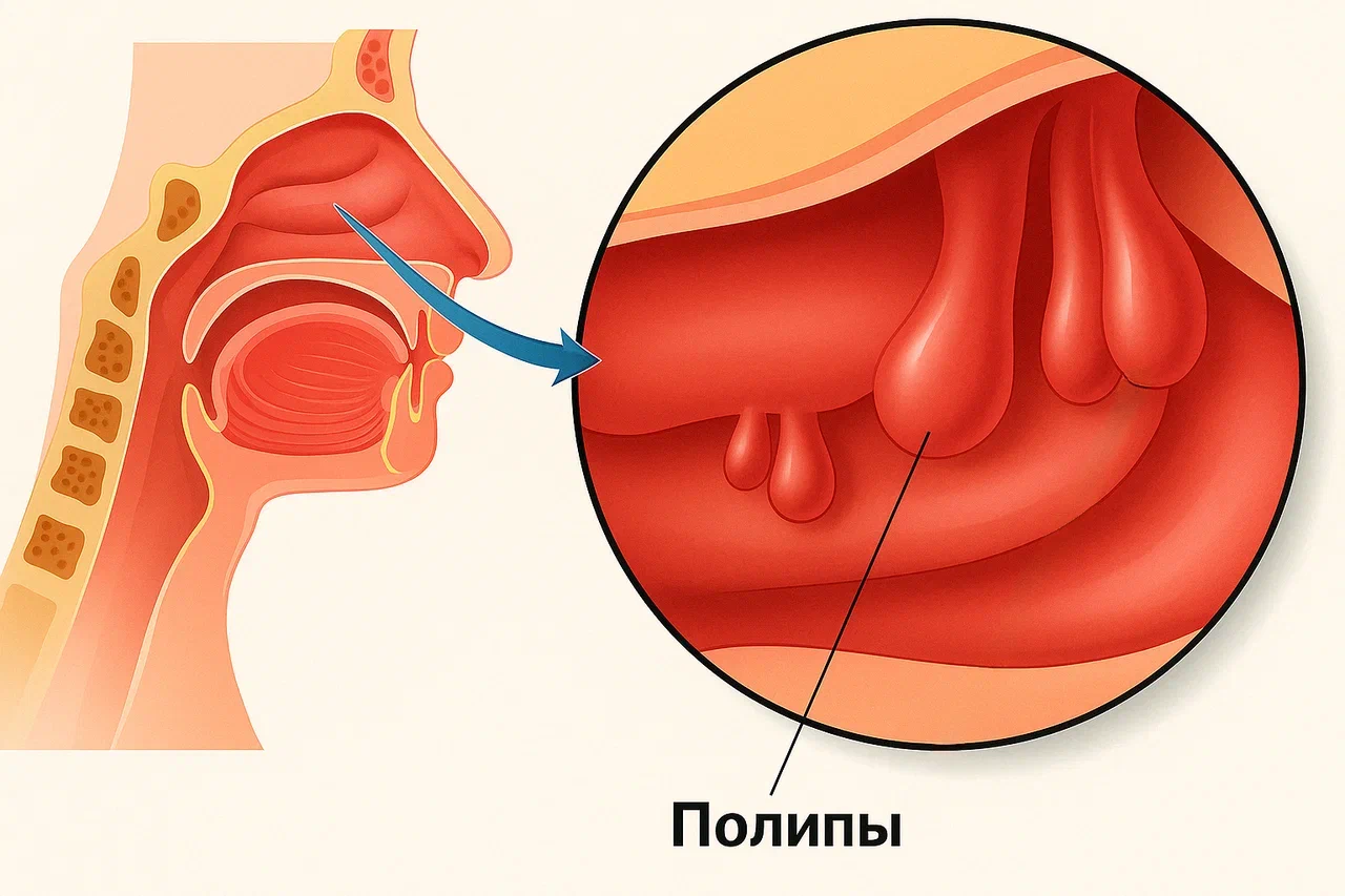 Типы полипоза носа Типы полипоза носа