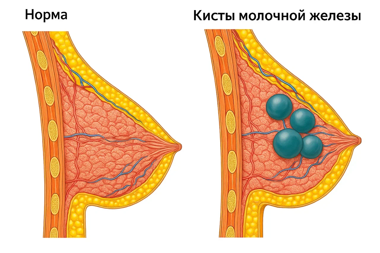 Что такое киста молочной железы Что такое киста молочной железы