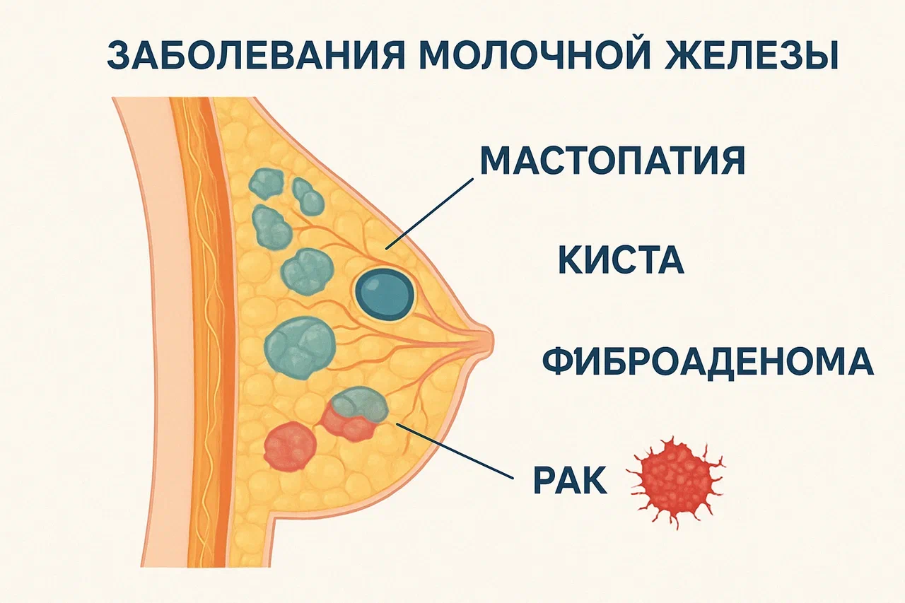 Виды заболеваний молочной железы Виды заболеваний молочной железы