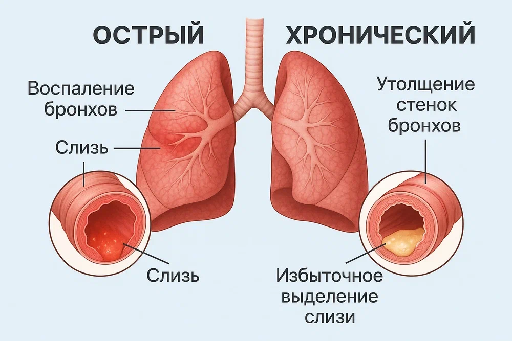Виды бронхита Виды бронхита