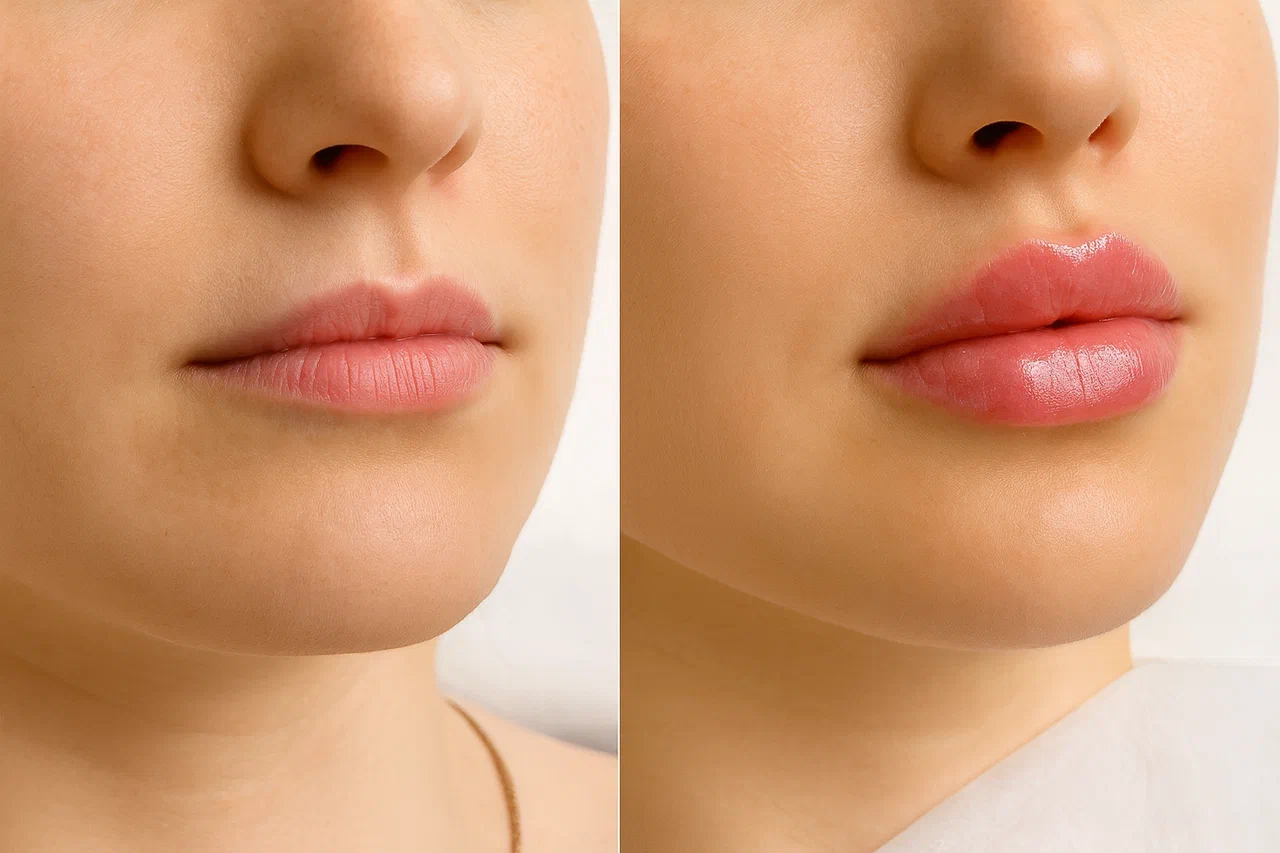 Эффекта от процедуры контурная пластика губ