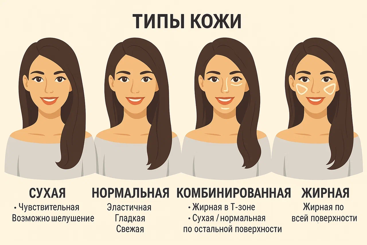 Типы кожи Типы кожи