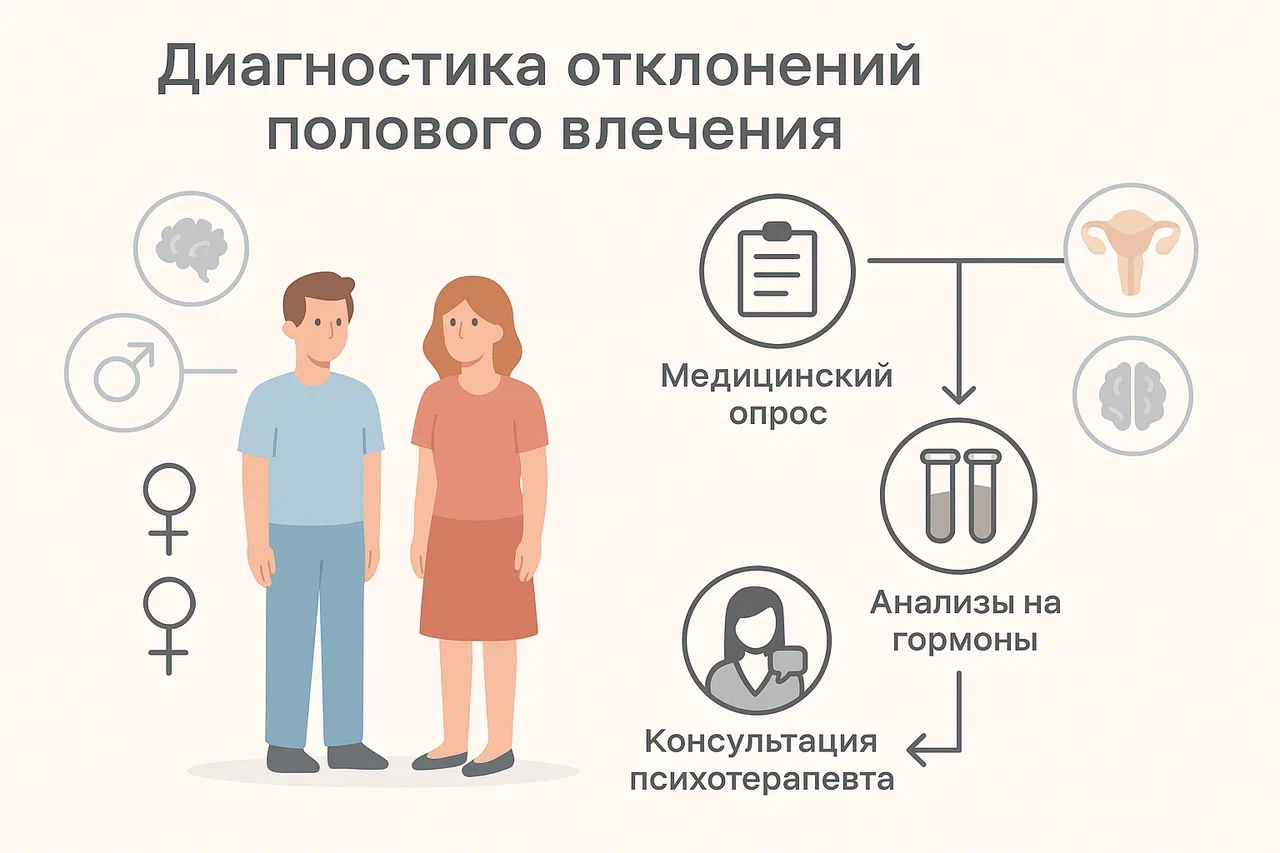 Диагностика отклонений полового влечения Диагностика отклонений полового влечения